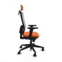 Office Chair with Headrest Piqueras y Crespo 2D066N2 Orange