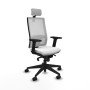 Chaise de Bureau avec Appui-tête Piqueras y Crespo 2D066N2 Blanc