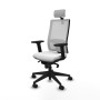 Chaise de Bureau avec Appui-tête Piqueras y Crespo 2D066N2 Blanc