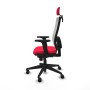 Chaise de Bureau avec Appui-tête Piqueras y Crespo 2D066N2 Rouge