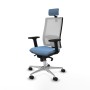 Chaise de Bureau avec Appui-tête Piqueras y Crespo 2D086N2 Bleu ciel