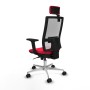 Office Chair with Headrest Piqueras y Crespo 2D086N2 Red