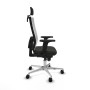Chaise de Bureau avec Appui-tête Piqueras y Crespo 2D086N2 Noir