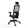 Office Chair with Headrest Piqueras y Crespo 2D066N2 Dark grey