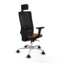 Chaise de Bureau avec Appui-tête Piqueras y Crespo 2D086N2 Marron Noir