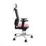 Chaise de Bureau avec Appui-tête Piqueras y Crespo 2D086N2 Rose