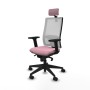 Office Chair with Headrest Piqueras y Crespo 2D066N2 Pink