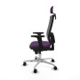 Chaise de Bureau avec Appui-tête Piqueras y Crespo 2D086N2 Violet
