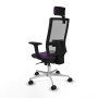 Chaise de Bureau avec Appui-tête Piqueras y Crespo 2D086N2 Violet