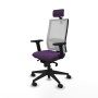 Chaise de Bureau avec Appui-tête Piqueras y Crespo 2D066N2 Violet