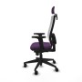 Chaise de Bureau avec Appui-tête Piqueras y Crespo 2D066N2 Violet