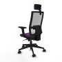 Chaise de Bureau avec Appui-tête Piqueras y Crespo 2D066N2 Violet