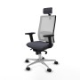 Office Chair with Headrest Piqueras y Crespo 2D086N2 Dark grey