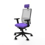 Office Chair with Headrest Piqueras y Crespo 2D066N2 Lilac