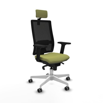 Chaise de Bureau avec Appui-tête Piqueras y Crespo 2D026G2 Vert
