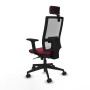 Office Chair with Headrest Piqueras y Crespo 2D066N2 Maroon