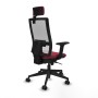 Office Chair with Headrest Piqueras y Crespo 2D066N2 Maroon