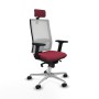 Chaise de Bureau avec Appui-tête Piqueras y Crespo 2D086N2 Bordeaux