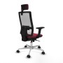 Office Chair with Headrest Piqueras y Crespo 2D086N2 Maroon