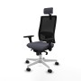 Chaise de Bureau avec Appui-tête Piqueras y Crespo 3D026N2 Gris foncé