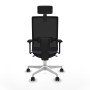 Chaise de Bureau avec Appui-tête Piqueras y Crespo 3D026N2 Gris foncé