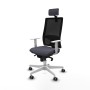 Office Chair with Headrest Piqueras y Crespo 4B026G2 Dark grey