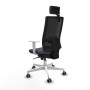 Chaise de Bureau avec Appui-tête Piqueras y Crespo 4B026G2 Gris foncé