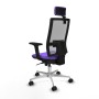 Chaise de Bureau avec Appui-tête Piqueras y Crespo 2D086N2 Lila