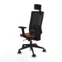 Office Chair with Headrest Piqueras y Crespo 2D066N2 Brown Black