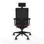 Office Chair with Headrest Piqueras y Crespo 2D066N2 Brown Black