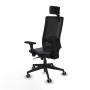 Office Chair with Headrest Piqueras y Crespo 3D066G2 Dark grey
