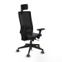 Office Chair with Headrest Piqueras y Crespo 3D066G2 Dark grey