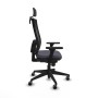 Office Chair with Headrest Piqueras y Crespo 3D066G2 Dark grey