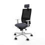 Chaise de Bureau avec Appui-tête Piqueras y Crespo 4B026N2 Gris foncé