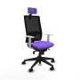 Office Chair with Headrest Piqueras y Crespo 4B066N2 Lilac