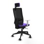 Office Chair with Headrest Piqueras y Crespo 4B066N2 Lilac