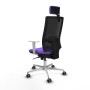 Office Chair with Headrest Piqueras y Crespo 4B086G2 Lilac