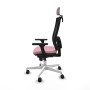 Chaise de Bureau avec Appui-tête Piqueras y Crespo 3D026N2 Rose