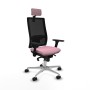 Chaise de Bureau avec Appui-tête Piqueras y Crespo 3D086N2 Rose