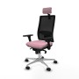 Chaise de Bureau avec Appui-tête Piqueras y Crespo 3D086N2 Rose