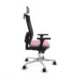 Chaise de Bureau avec Appui-tête Piqueras y Crespo 3D086N2 Rose