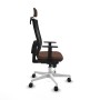 Chaise de Bureau avec Appui-tête Piqueras y Crespo 1D026N2 Brun foncé