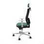 Chaise de Bureau avec Appui-tête Piqueras y Crespo 4B086G2 Vert émeraude