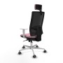 Office Chair with Headrest Piqueras y Crespo 4B086G2 Pink