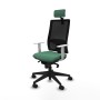 Chaise de Bureau avec Appui-tête Piqueras y Crespo 4B066N2 Vert émeraude