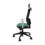 Chaise de Bureau avec Appui-tête Piqueras y Crespo 4B066N2 Vert émeraude