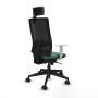 Chaise de Bureau avec Appui-tête Piqueras y Crespo 4B066N2 Vert émeraude
