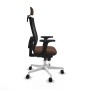 Chaise de Bureau avec Appui-tête Piqueras y Crespo 2D026N2 Brun foncé