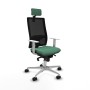 Chaise de Bureau avec Appui-tête Piqueras y Crespo 4B086N2 Vert émeraude
