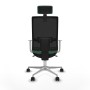 Chaise de Bureau avec Appui-tête Piqueras y Crespo 4B086N2 Vert émeraude
